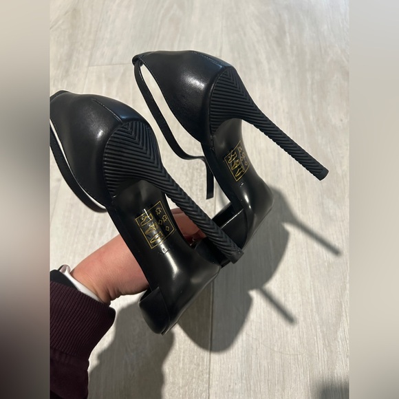 Aldo black bliege heels stiletto - Picture 8 of 14